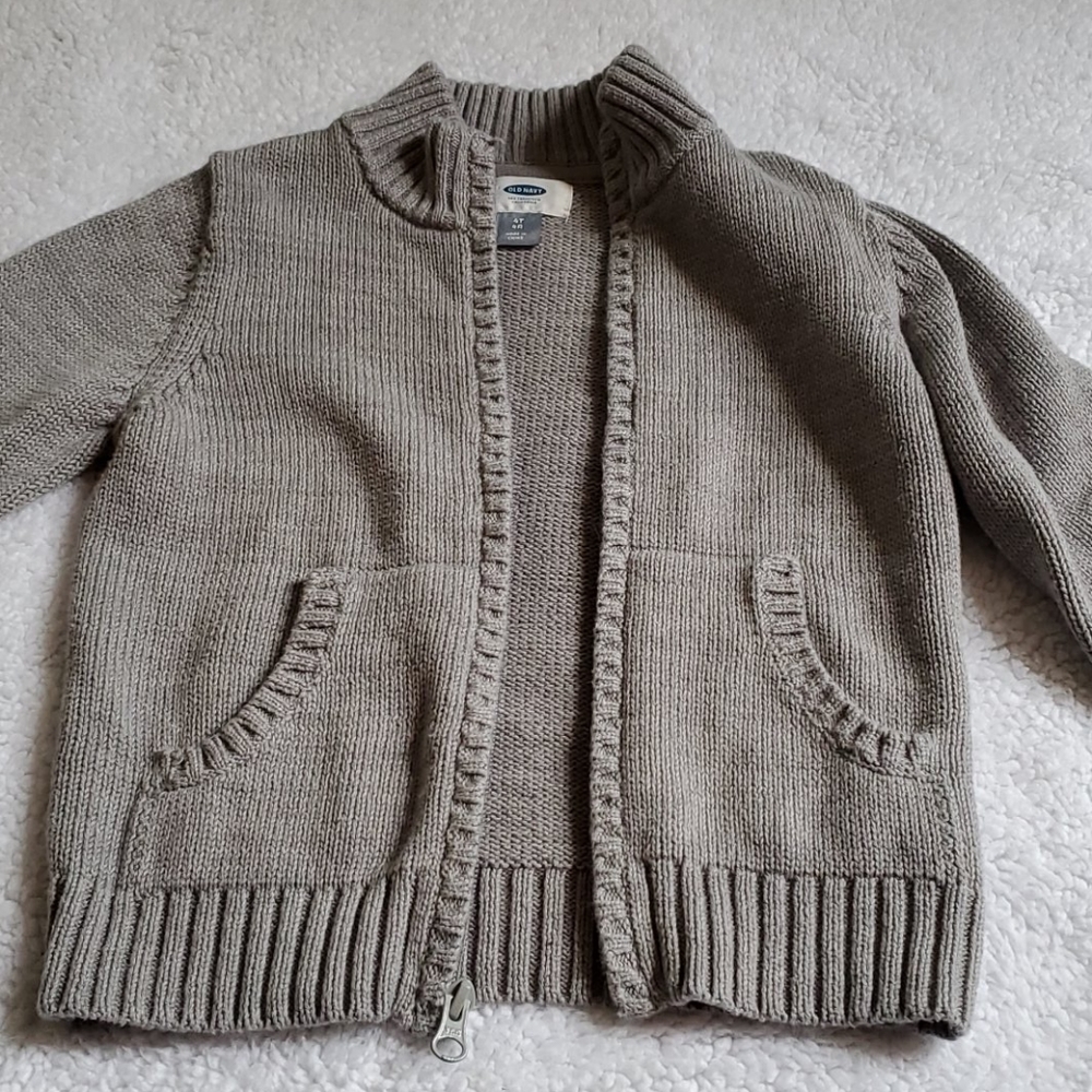 Toddler Full-Zip Two-Pocket Sweater 4T - Picture 4 of 7